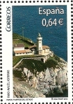 Stamps Spain -  Faro de Aviles