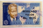 Sellos de America - Venezuela -  Dag Hammarshkjöld Premio Nobel de la Paz