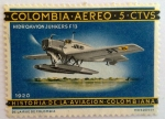 Stamps : America : Colombia :  Hidroavión Junkers F13