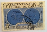 Stamps : America : Venezuela :  Cuatricentenario de la Ciudad de Caracas