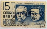 Stamps : America : Mexico :  Constituyentes del 1857