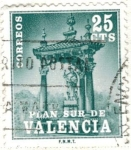 Stamps : Europe : Spain :  ESPANA AUTONOMIAS VALENCIA 1971 (E6) Casilicio de San Vicene Ferrer 25c