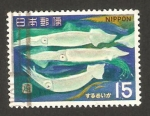 Stamps : Asia : Japan :  calamares