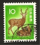 Stamps Japan -  1033 - Ciervos