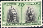 Stamps Spain -  ESPAÑA 1928 423 Sello Nuevo Pro Catacumbas de San Dámaso en Roma Serie para Santiago Compostela Pio 