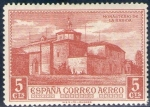 Stamps Spain -  ESPAÑA 1930 548 Sello Nuevo Descubrimiento de América Correo Aereo Monasterio de la Rabida 5c c/char