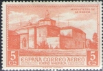 Stamps : Europe : Spain :  ESPAÑA 1930 559 Sello Nuevo Descubrimiento de América Correo Aereo Monasterio de la Rabida 5c c/char