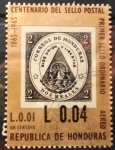 Sellos de America - Honduras -  Centenario Primer Sello Ordinario