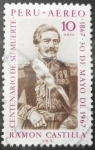 Stamps : America : Peru :  Ramón Castilla