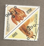 Stamps Benin -  Caballos