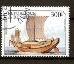 Stamps Benin -  Embarcaciones