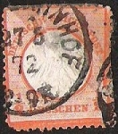 Stamps Germany -  AGUILA GRUESA EN RELIEVE
