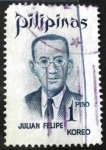 Sellos de Asia - Filipinas -  Julián Felipe