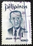 Sellos del Mundo : Asia : Filipinas : Julián Felipe