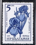 Sellos de Europa - Bulgaria -  Iris germanica