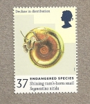 Stamps United Kingdom -  Especies en peligro de extinción