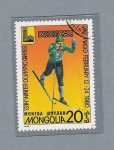 Stamps Mongolia -  Esquí de fondo