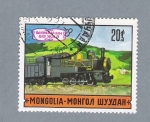 Stamps : Asia : Mongolia :  Tren