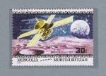 Stamps : Asia : Mongolia :  Satélite