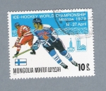 Stamps : Asia : Mongolia :  Campeonato del Mundo de Hockey