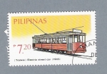 Sellos de Asia - Filipinas -  Tranvia Electric Street car 1905