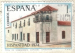 Sellos de Europa - Espa�a -  ESPANA 1974 (E2213) Hispanidad - Casa de Sobremonte en Cordoba Argentina 1p INTERCAMBIO