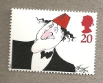 Stamps United Kingdom -  Caricaturas comediantes