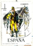 Stamps : Europe : Spain :  ESPANA 1974 (E2197) Uniformes militares 1p INTERCAMBIO