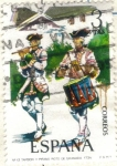 Stamps Spain -  ESPANA 1974 (E2199) Uniformes militares 3p