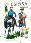 Stamps Spain -  ESPANA 1975 (E2237) Uniformes militares 2p