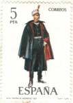 Stamps Spain -  ESPANA 1978 (E2454) Uniformes militares 5p