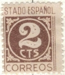 Stamps Spain -  ESPANA 1937 (E815) Cifras Cid e Isabel 2c