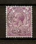 Stamps Europe - United Kingdom -  Jorge V / Fliligrana H