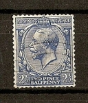 Stamps : Europe : United_Kingdom :  Jorge V / Fliligrana H