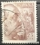 Stamps : Europe : Spain :  CID Y GENERAL FRANCO