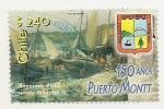 Stamps Chile -  150 Años Puerto Montt