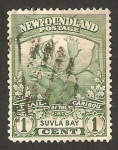 Sellos de America - Isla de Terranova -  fauna, reno o caribu