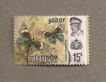 Stamps Malaysia -  Mariposas Precis orithyia