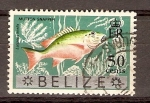 Stamps : America : Belize :  PEZ  BARBERO