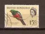 Stamps America - Belize -  MASSENA  TROGON