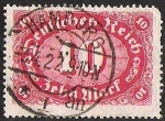 Stamps : Europe : Germany :   ALEMANIA REPUBLICA WEIMAR