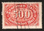 Stamps Germany -  REPUBLICA WEIMAR