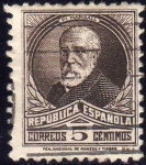 Sellos de Europa - Espa�a -  España 1932 663 Sello º Personajes Francisco Pi y Margall 5c Republica Española