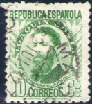 Stamps Europe - Spain -  ESPAÑA 1932 664 Sello º Personajes Joaquin Costa 10c Republica Española