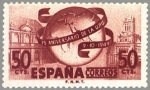 Stamps Spain -  L X X V ANIVERSARIO DE LA UNION POSTAL