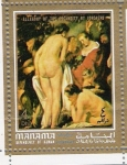Stamps United Arab Emirates -  Allegory of the becundity by Jordaens