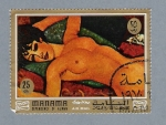 Sellos de Asia - Emiratos �rabes Unidos -  Pinturas al desnudo