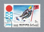 Stamps United Arab Emirates -  Womens Slalom