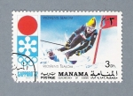 Sellos del Mundo : Asia : Emiratos_rabes_Unidos : Womens Slalom