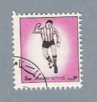 Stamps United Arab Emirates -  Jugador de futbol